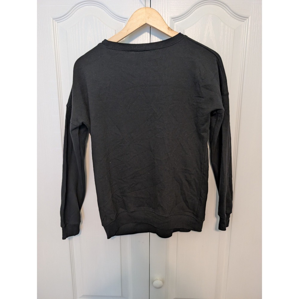 DISNEY MICKEY MOUSE Medium BLACK HALLOWEEN SWEATSHIRT - Picture 2 of 4